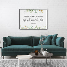 Load image into Gallery viewer, Joshua 24:15 Serve the Lord Printables, Wedding Greenery Scripture