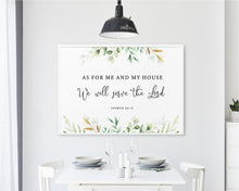 Load image into Gallery viewer, Joshua 24:15 Serve the Lord Printables, Wedding Greenery Scripture