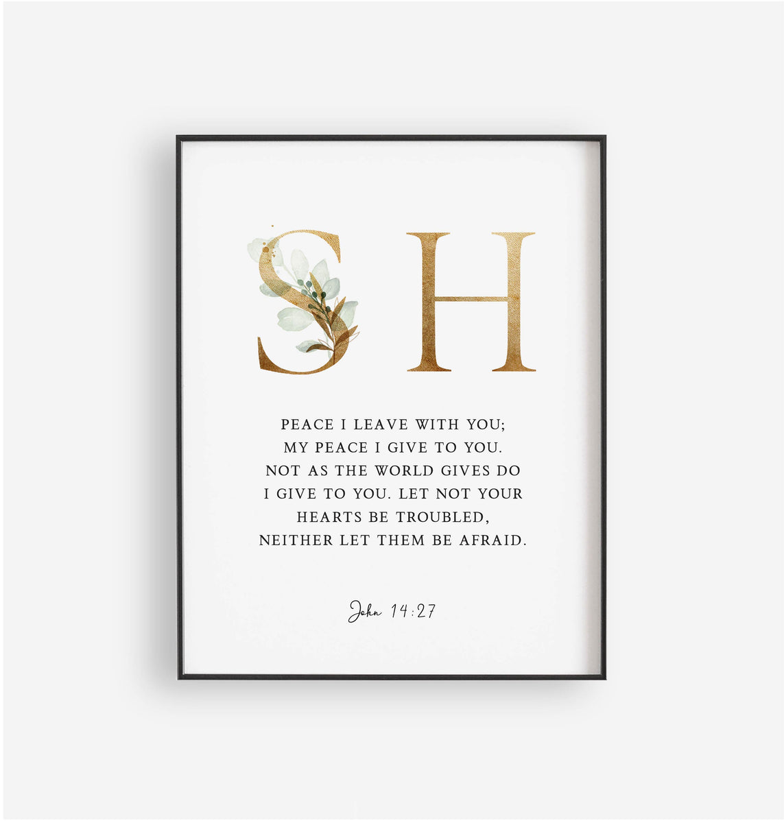 Shalom Set of 3 Printables, Gold Scripture – KAMDesignHaus