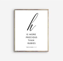 Load image into Gallery viewer, She Is Set of 3 Nursery Printables, Modern Scripture