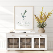 Load image into Gallery viewer, Soli Deo Gloria Christian Printables, Greenery Quote Download