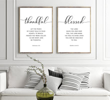 Load image into Gallery viewer, Numbers 6:24-25 Blessed Art Print, Modern Scripture
