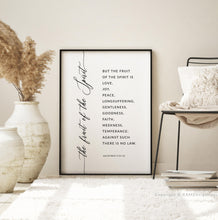 Load image into Gallery viewer, Galatians 5:22-23 KJV The Fruit of the Spirit Printables, Modern Scripture
