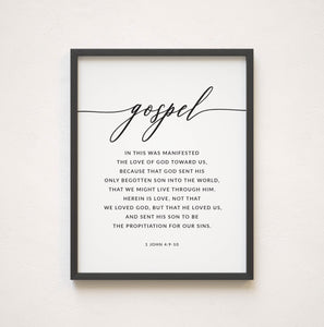 Gospel Mission Community Set of 3 Printables, Modern Scripture