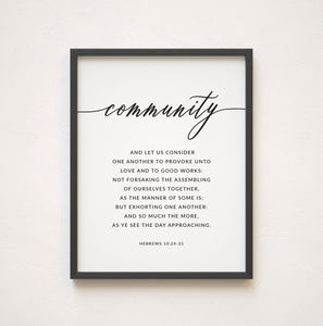 Gospel Mission Community Set of 3 Printables, Modern Scripture