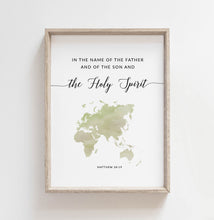Load image into Gallery viewer, Matthew 28:19 Go And Make Disciples Set of 2 Printables, Scripture Colors In Nature
