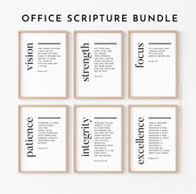 Load image into Gallery viewer, Office Bundle Set of 6 Printables, Modern Scripture
