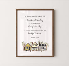 Load image into Gallery viewer, Proverbs 24:3-4 By Wisdom Printables, Scripture Colors In Nature
