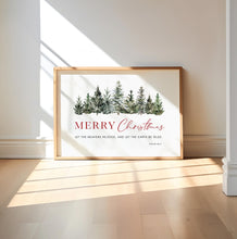 Load image into Gallery viewer, Psalm 96:11 Merry Christmas Printables, Christmas Scripture
