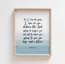 Load image into Gallery viewer, Jeremiah 29:11 For I Know The Plans Printables, Scripture Colors In Nature
