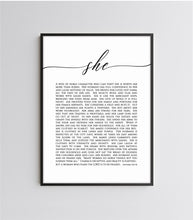 Load image into Gallery viewer, Proverbs 31 A Wife Of Noble Character Art Print, Modern Scripture
