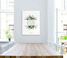 Load image into Gallery viewer, Psalm 143:8 Show Me The Way Art Print, Greenery Scripture
