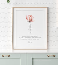 Load image into Gallery viewer, Acts 4:12 Salvation Printables, Floral Scripture
