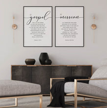Load image into Gallery viewer, Gospel and Mission Set of 2 Printables, Modern Scripture
