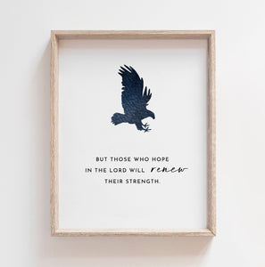 Isaiah 40:31 Renew Their Strength Set of 3 Printables, Scripture Colors In Nature