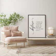 Load image into Gallery viewer, Jeremiah 1:5 Before I Formed You Printables, Modern Scripture
