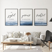 Load image into Gallery viewer, Romans 12:12 Be Joyful In Hope Set of 3 Printables, Scripture Colors In Nature
