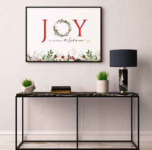 Joy To The World Printables, Christmas Card Download