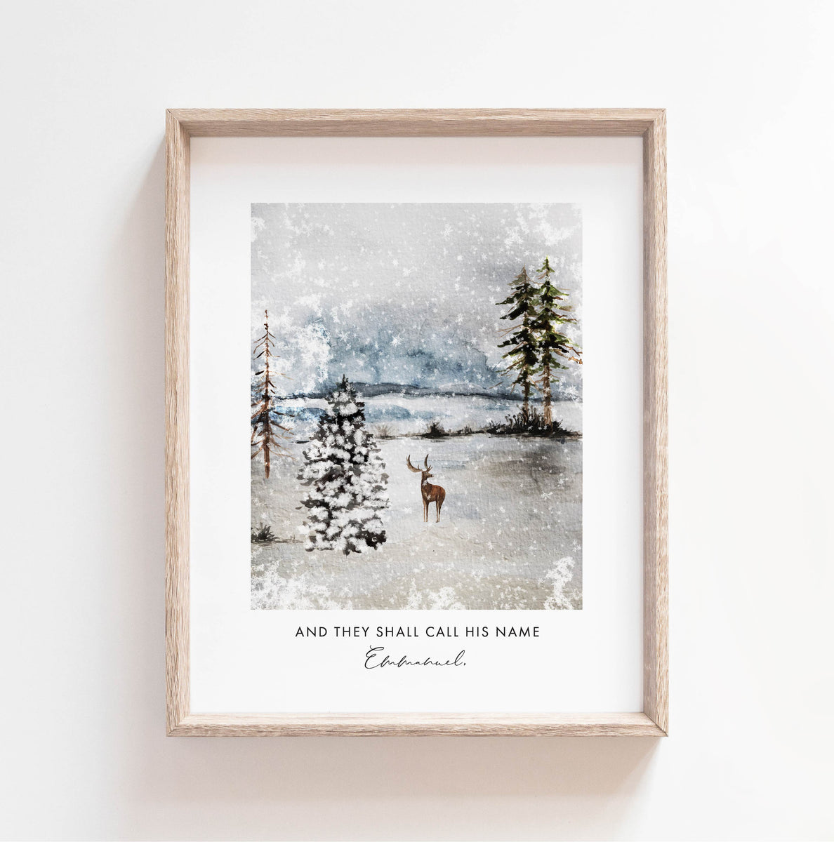 Matthew 1:22-23 Emmanuel Set of 3 Printables, Christmas Scripture ...