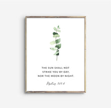 Load image into Gallery viewer, Psalm 121:5 The Lord Is Your Keeper Printables, Greenery Scripture
