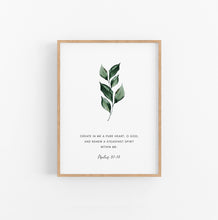 Load image into Gallery viewer, Psalm 73:26 God is the Strength Set of 3 Printables, Floral Scripture
