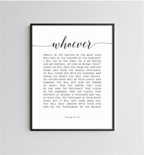 Load image into Gallery viewer, Psalm 91 He Is My Refuge Set of 2 Printables, Modern Scripture
