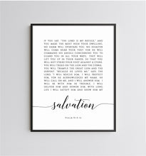 Load image into Gallery viewer, Psalm 91 He Is My Refuge Set of 2 Printables, Modern Scripture
